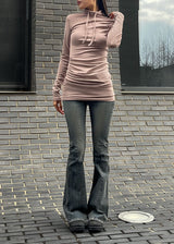 LINE BOOTS CUT DENIM