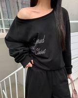 [ORIGINAL] Glitz Off-Shoulder Cubic Training Set
