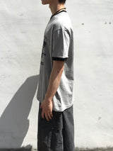 ラペルウエスタンリンガー半袖Tシャツ 3C