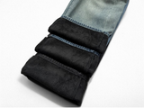 Teen Zanstripe washing denim wide pants [Long & Short]