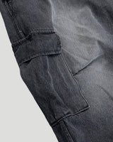 Flip Wide Denim Cargo Pants