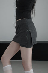 eyelet waffle shorts (2color)
