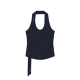 MULTIWAY STRAP HALTER TOP (DEEP NAVY)