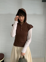コンバートスターフード半袖Tシャツ