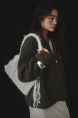 WOOLLY BAG_white