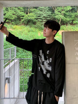 Shadow printing long sleeve