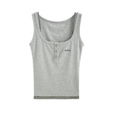 Miel Soft Button Layer Sleeveless