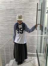 26SS★ [BAONHAUS]ミトゥンカットバンディングバルーンロングスカート