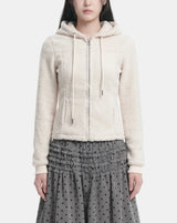 Cozy Boucle Hood Zip-Up