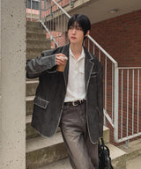 Use Vintage Leather Blazer