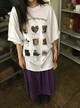 ティチルキャットオーバーフィット半袖Tシャツ