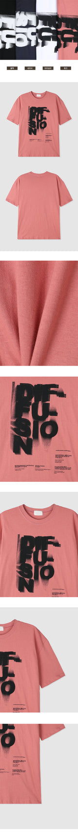 Diffusion oversized-fit short-sleeved T-shirt