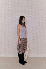 Slit button-up sleeveless(3color)