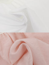Swan Embroidered A Line Blouse _ White