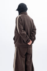 Selma Ethnic Fleece Set-up Track Top