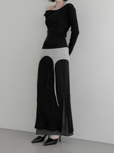 If Button One-Shoulder Off-Tee
