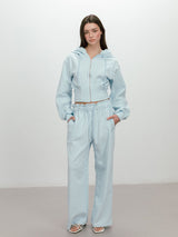 BAKE HOODIE ZIP-UP / SKYBLUE