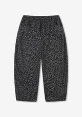YU Leopard Wide Cotton Banding Pants