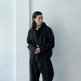 Structured Seam Hooded Jacket