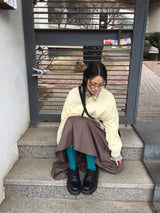 Antique Fold Skirt (3color)