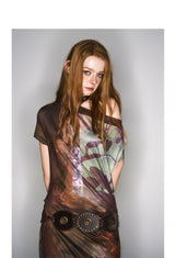 2025 Spring/Summer New Botanical Printed Loose Dresses