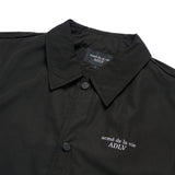 24FW BASIC LOGO COACH JACKET BLACK