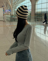 Thehill Stripe Knit Beanie