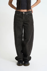 Heavy warm corduroy wide pants