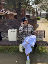 No.1211 B スィンチェックシャツ