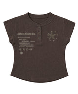 スターフィッシュ ヘンリーネック ワッフルスリムフィット Tシャツ