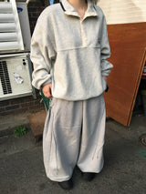 Double-sided fleece anorak