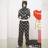 Angel of Star Wing Track Pants - NAVY