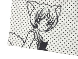 キャットガールドットリバーシブルバッグ