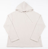 Resin diagonal zipper hoodie