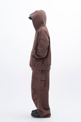 Medi W Boucle Embroidery Heavy Set-Up Hood