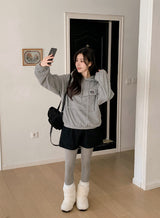 Mountain Big Pocket Fleece Loose Anorak (3color)