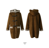 Camel Boa Hood Duffle Mustang Coat