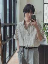Pony Stripe Half Shirt