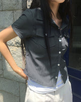 Kiren pocket button shirt