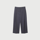 LMN Ries Deep One Tuck Back Banding Wool Wide Slacks (4 colors)