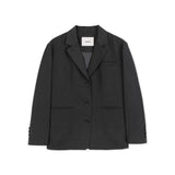BACK STRING CHARCOAL OVERFIT BLAZER