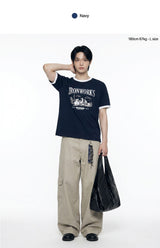 アイアンワークス オーバーフィット リンガー Tシャツ(2color)