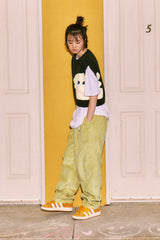KIRSH X MISAKI KAWAI DRAWING KNIT VEST [BLACK]