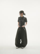ケトルペインティングデニムパンツ -2C