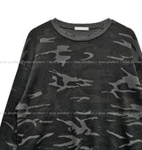 Tiff Damage Camo Waffle Sweatshirt