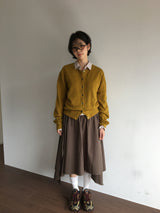 Nadine cutout midi skirt (3color)