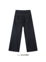Used Raw Structure Denim