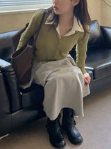 PB Open Collar Cardigan T-shirt