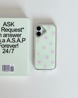 NEW LOGO Mint Pink Silver Epoxy Case