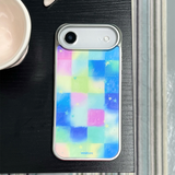 [MADE][Glossy Glass Silver Bumper Case]夏の夜サマー ナイト パレット